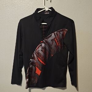 Spyder Black and Red Thermal Stylish Shirt